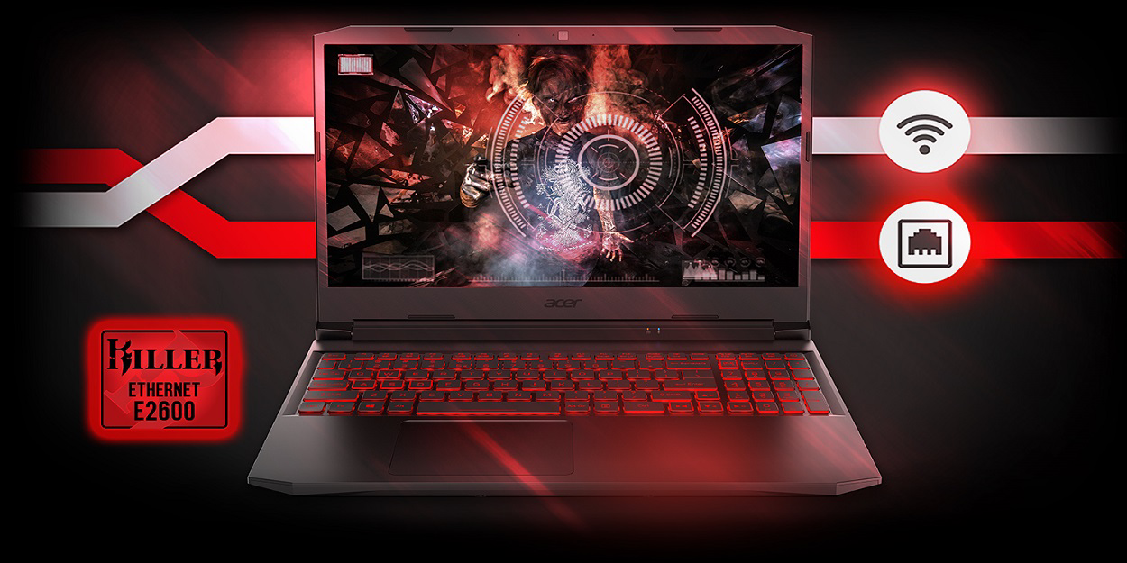 Acer Nitro 5 Intel Core i5-11400H 15.6" 16GB 512GB Nvidia RTX3050Ti W11H 6
